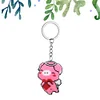 Bead Embroidery - Pig Beaded Counted Cross Stitch Keyring
