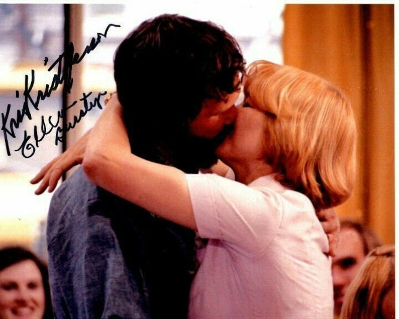 Kris kristofferson & ellen burstyn signed alice doesnt live here anymore Photo Poster painting