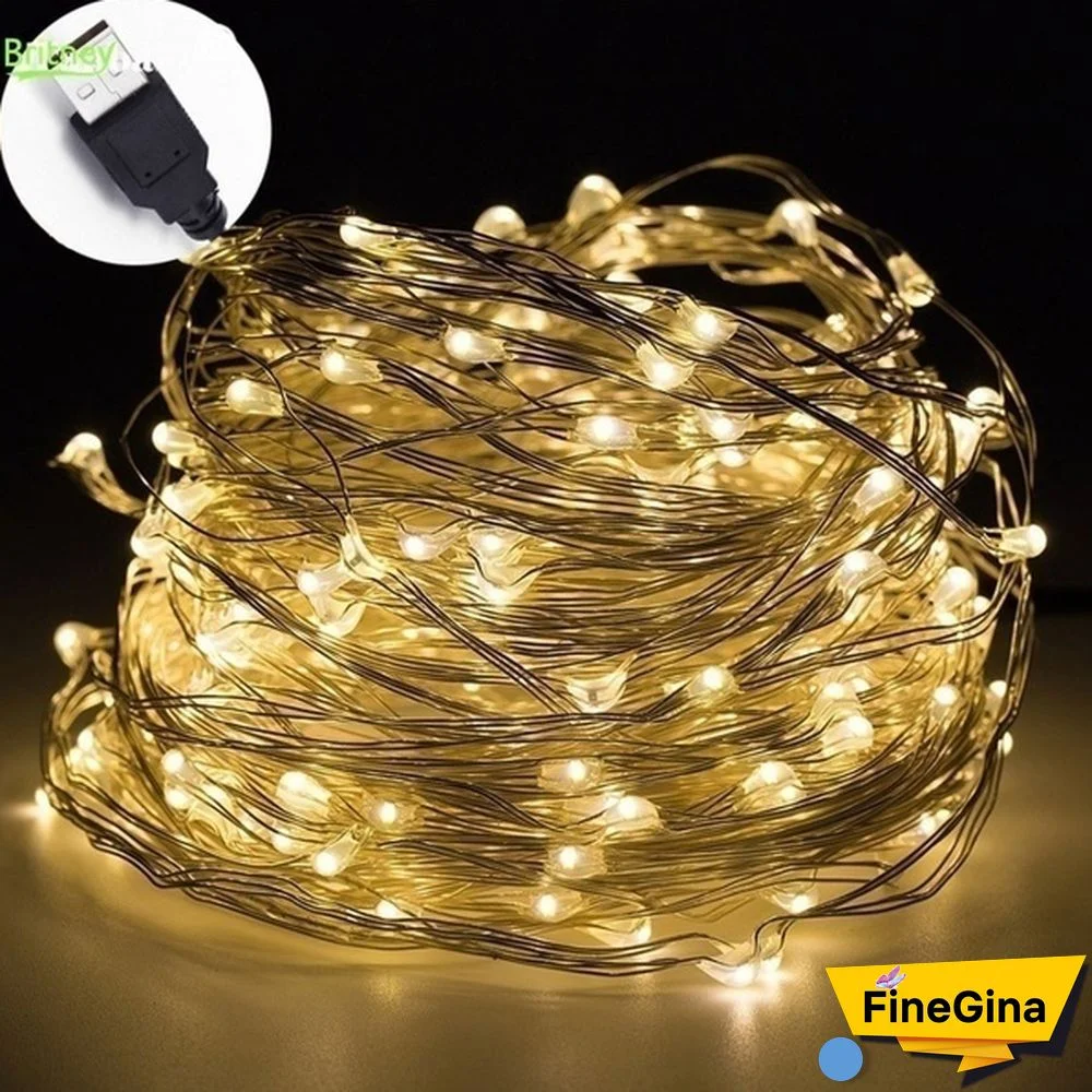 300/200/100/50/10 LEDs Waterproof Solar String Lights, Fairy Copper Wire String Lights for Christmas, Patio, Lawn, Garden, Wedding, Party and Holiday