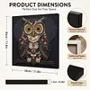 DIY Pre-Framed Owl Button Art Canvas Kit