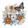 uk.everydayedeals (Limited Stock)Diamond Painting - Crystal Rhinestone - Butterfly Camera