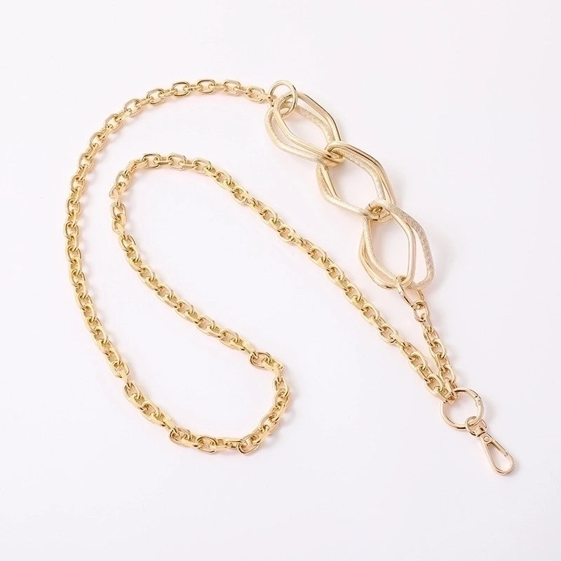 Minimalist Solid Color Metal Chain Mobile Phone Chain