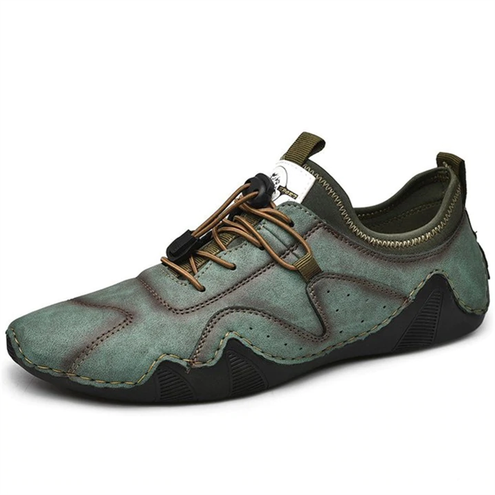 Arkget Men's Handmade Non Slip Soft Casual Flats Driving Shoes Boat Shoes