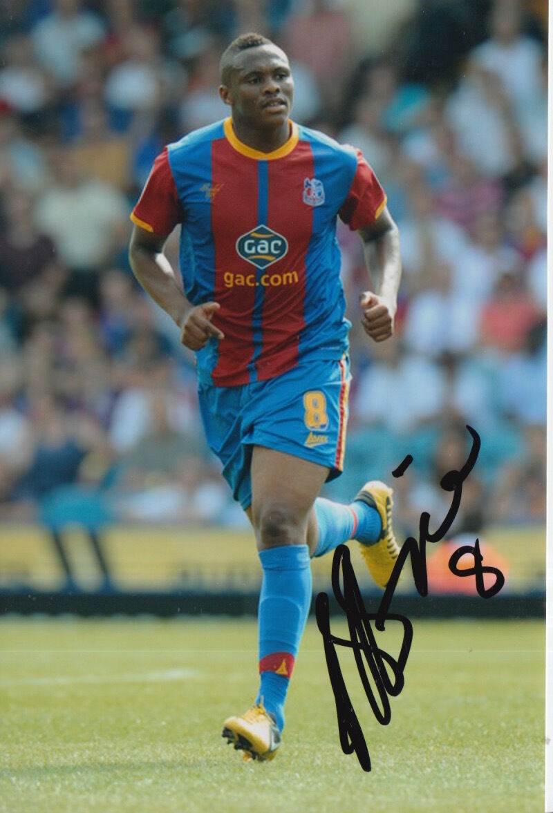 CRYSTAL PALACE HAND SIGNED KAGISHO DIKGACOI 6X4 Photo Poster painting.