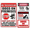4pcs - Warning - Vintage Metal Signs(8*12Inch)