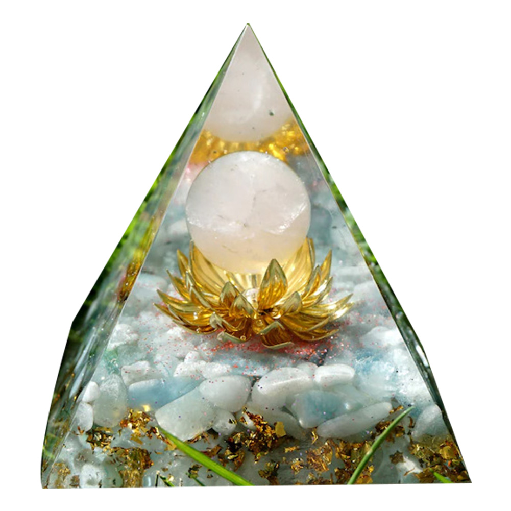 

5cm Natural Orgonite Pyramid Chakra, 501 Original