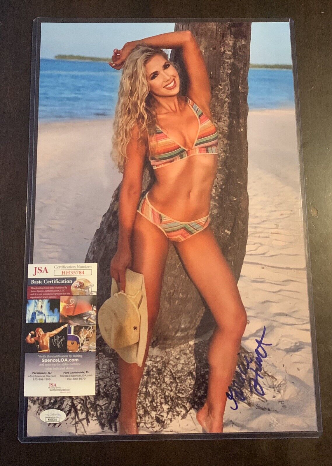 GRACIE HUNT 11x17 Signed Photo Poster painting MISS TEXAS JSA/COA HH35784