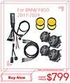 WOYO MOTO For BMW F850 2017-2024 With DWA Plug, 2 Pairs of Lamp, Modify Motorcycle Light Lamp Kits