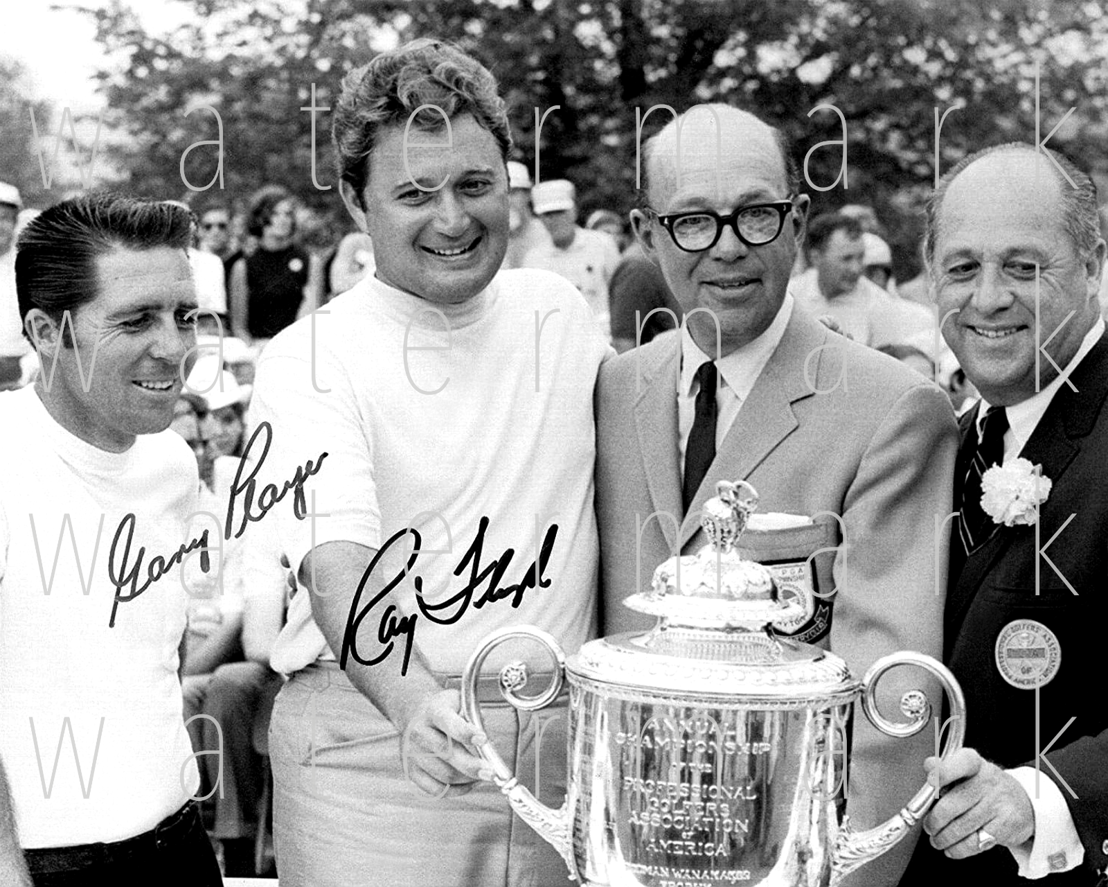 Gary Player Ray Floyd signed 8X10 Photo Poster painting poster picture autograph RP