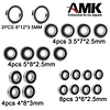 AMK 22pcs TRX4M Ball Bearings Kit, 1/18 RC Steel Rubber Sealed Bearing Kit for TRX4M Bronco Defender 1/18 RC Crawler Car Upgrade Parts