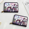 Diamond Painting Love Dog Card Holder Coin Purse Diamond Art Wallet for Women