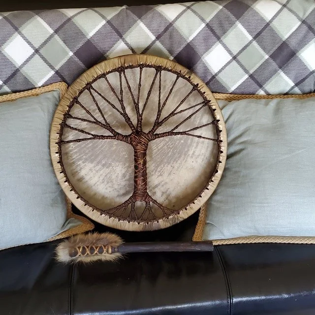 🥁Shaman drum "Tree of life" Siberian drum Spirit music