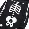 Family Matching Halloween Long Sleeve Pajamas Jumpsuit Skeleton Printed Sleepwear