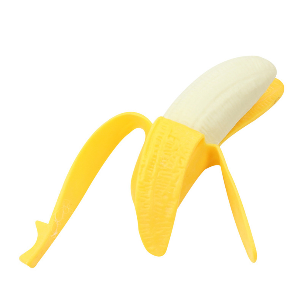 

Cute Spoof Peeling Banana Squish Fidget Toys Antistress Prank Tricks Toy, 501 Original