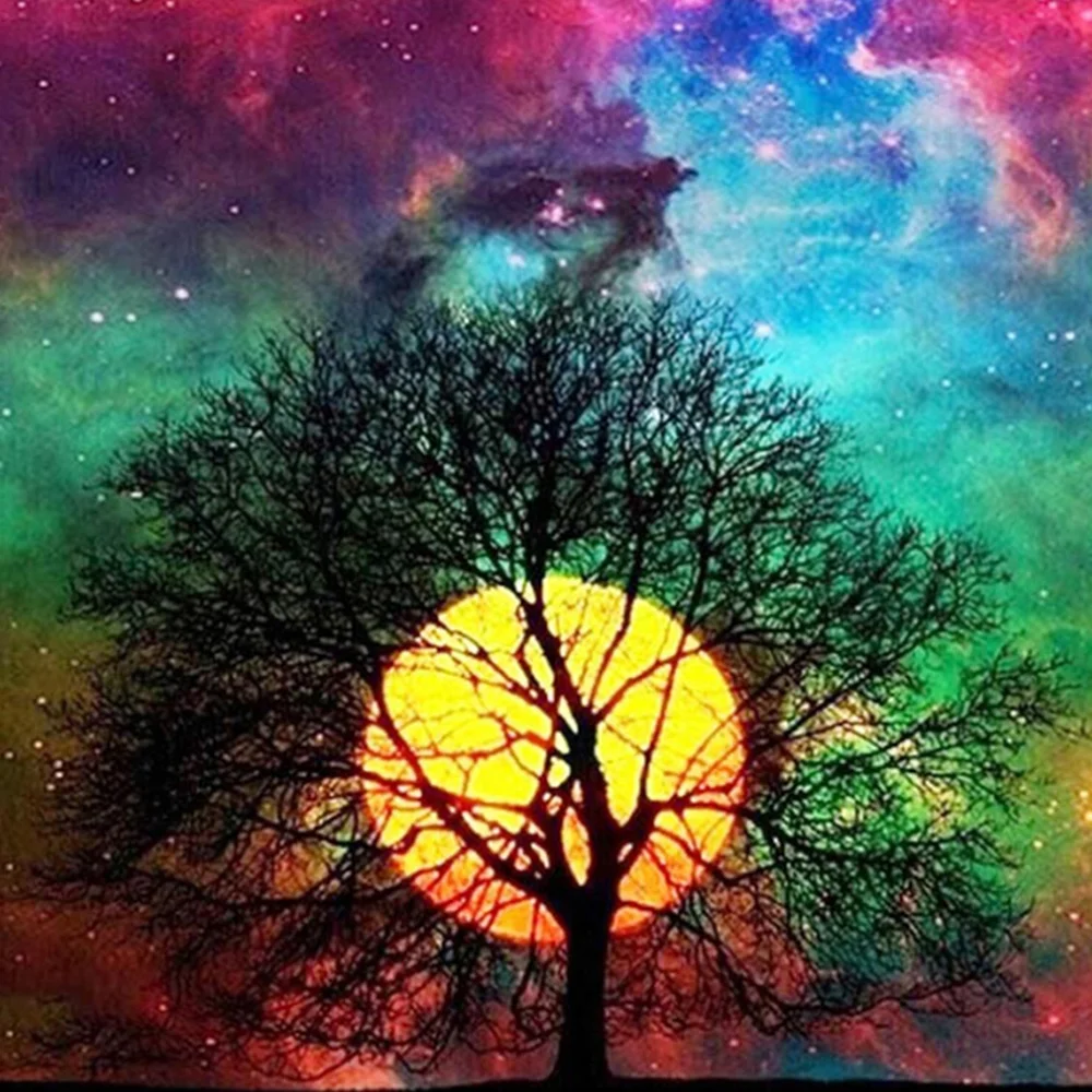 Diamond Painting - Full Round/Square Drill - Moon(30*30 - 50*50cm)