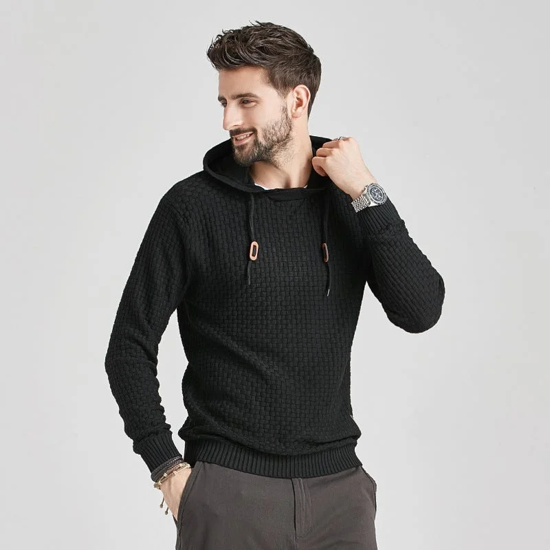 Hooded Pullover Sports Men's Sweater