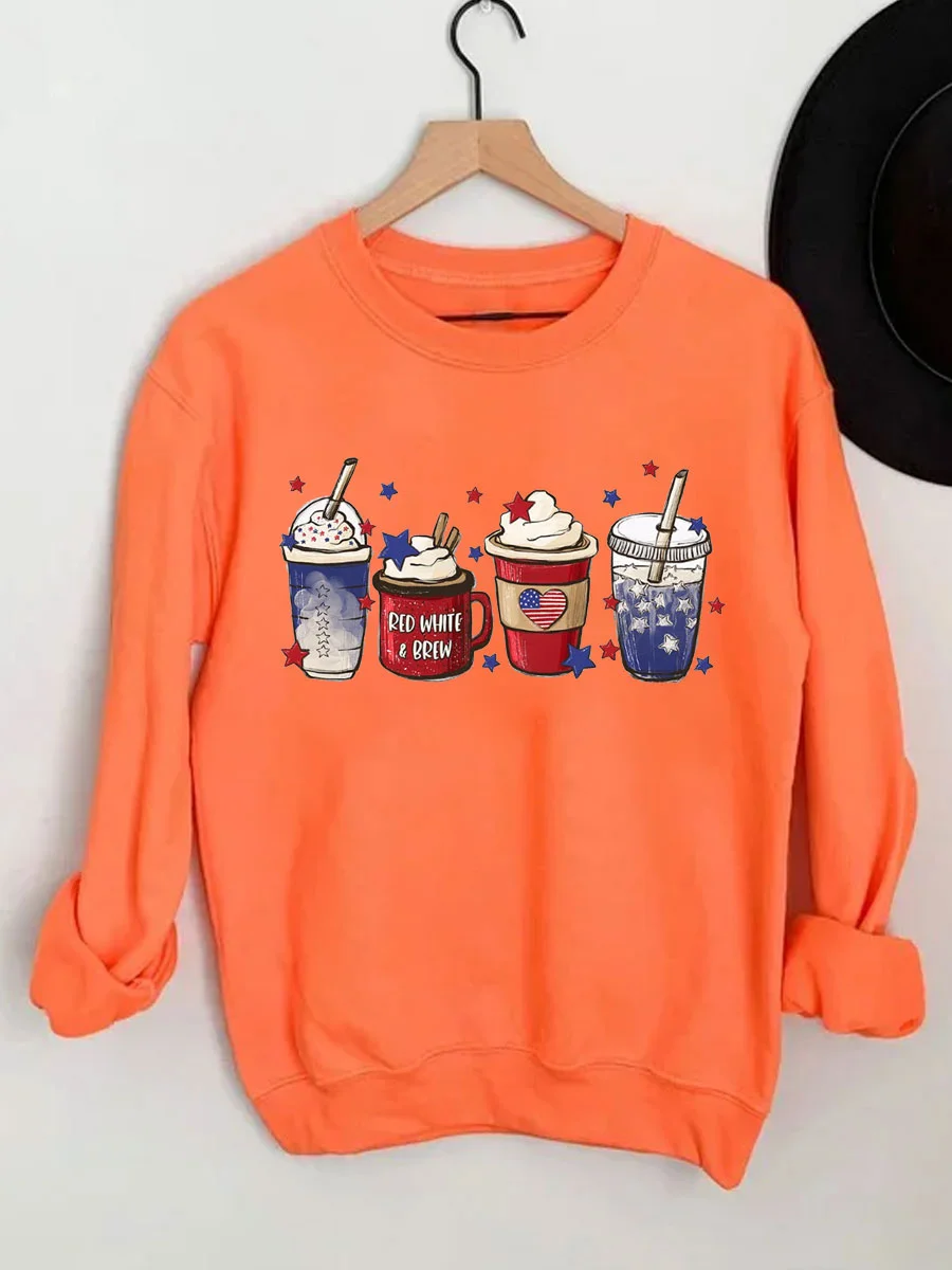4th of July Coffee Sweatshirt