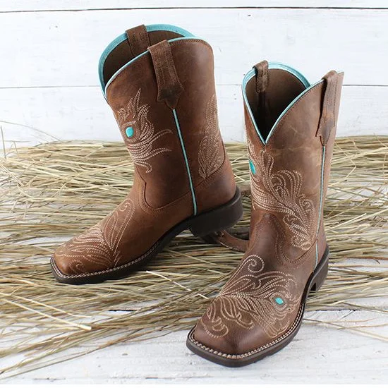 Square Toe Cowgirl Boots