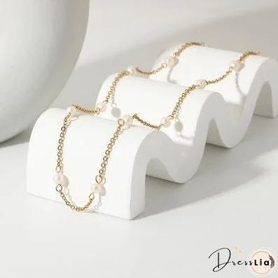 Freshwater Pearl 18K Gold-Plated Necklace