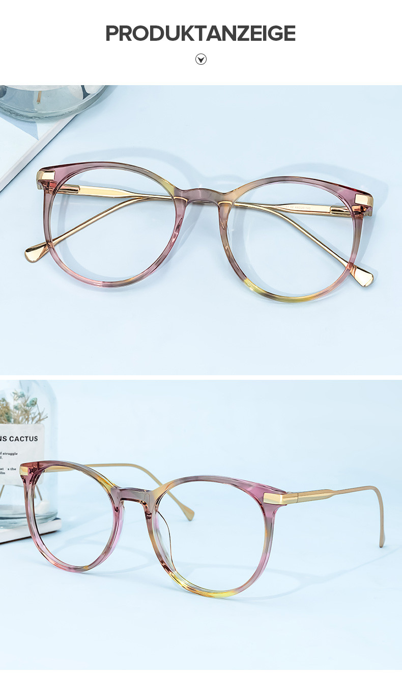 Lenid Bunt Rund Brille