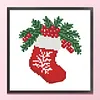 Christmas Stockings-11CT Stamped Cross Stitch 20*20cm/7.87*7.87in tapestrymarket