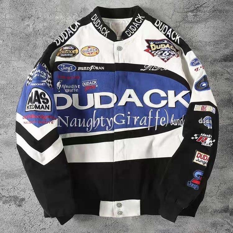 Casual trending motorcycle racing jacket