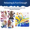 40pcs Butterfly Girl Diamond Painting Window Sticker Crystal Diamond Sticker Kit