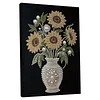 Sonnenblumen-Perlenvase DIY-Perlen-Kunstgem&auml;lde mit Rahmen f&uuml;r Wohnaccessoires 30x40 cm