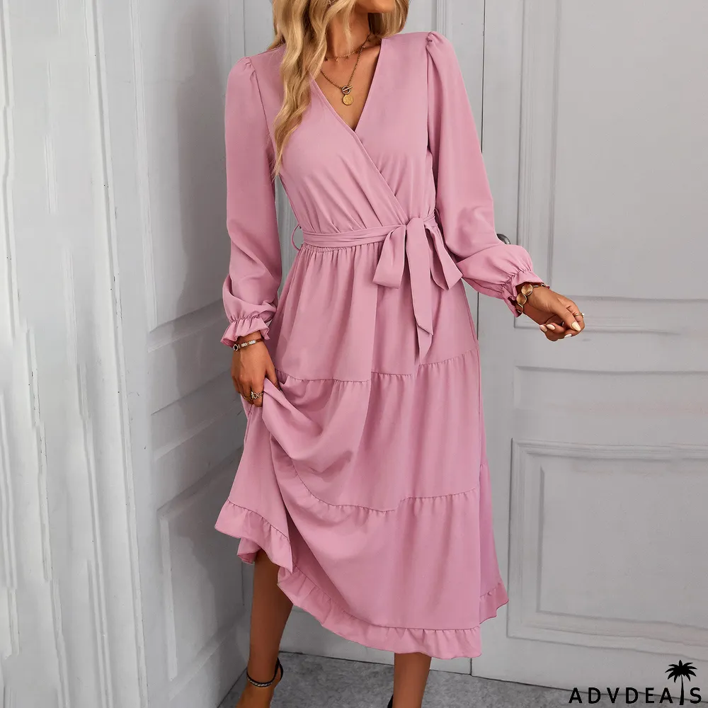 Casual Spring Summer Women's Long Dress