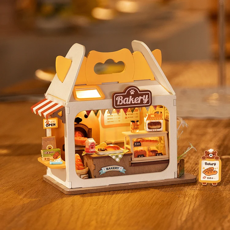 Rolife Food Box Shop Kit de maison miniature à monter soi-même