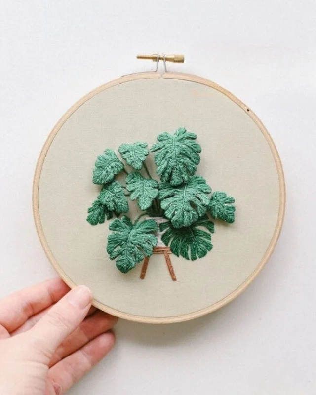Dream House Plant Embroidery Kit