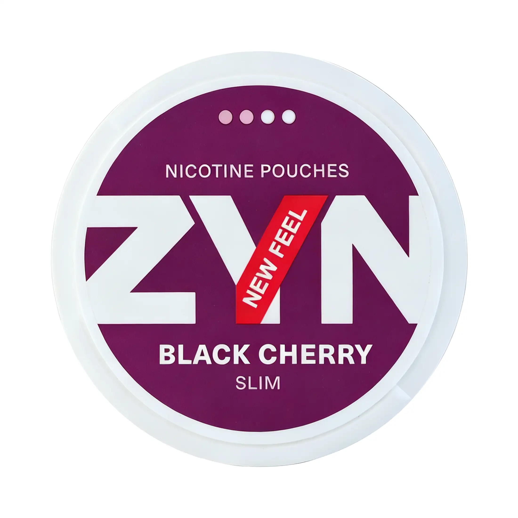 ZYN BLACK CHEERY SLIM Normal Moist Nicotine Pouches -6mg