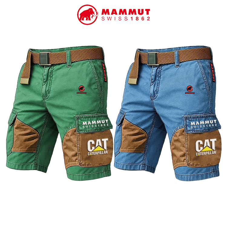 Pánské letní outdoorové prodyšné víceúčelové šortky MAMMUT® Nové (2 balení)