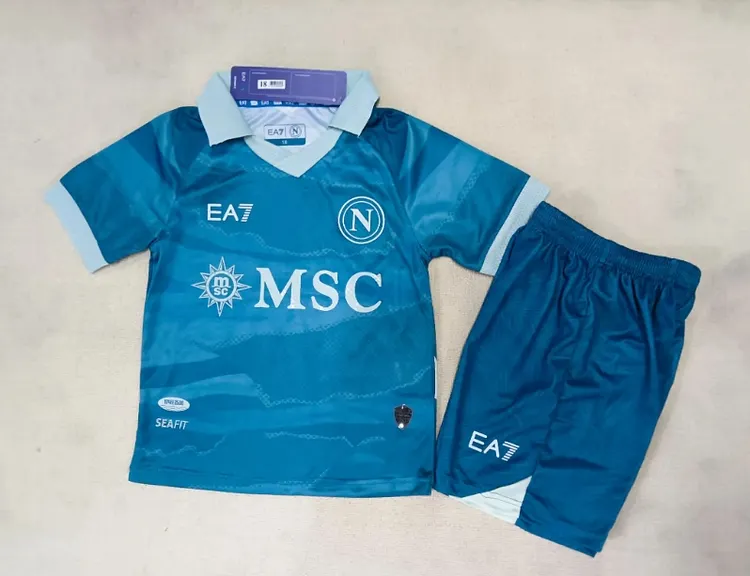 Napoli Second Away Shirt 2025-26 - Kids