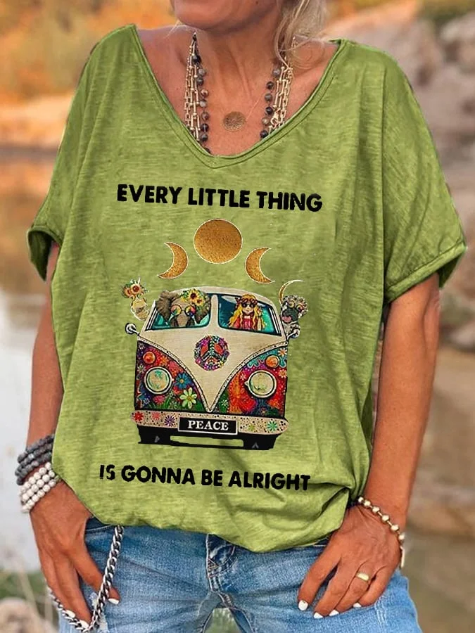 Women's Every Little Thing Is Gonna Be Alright T-Shirt