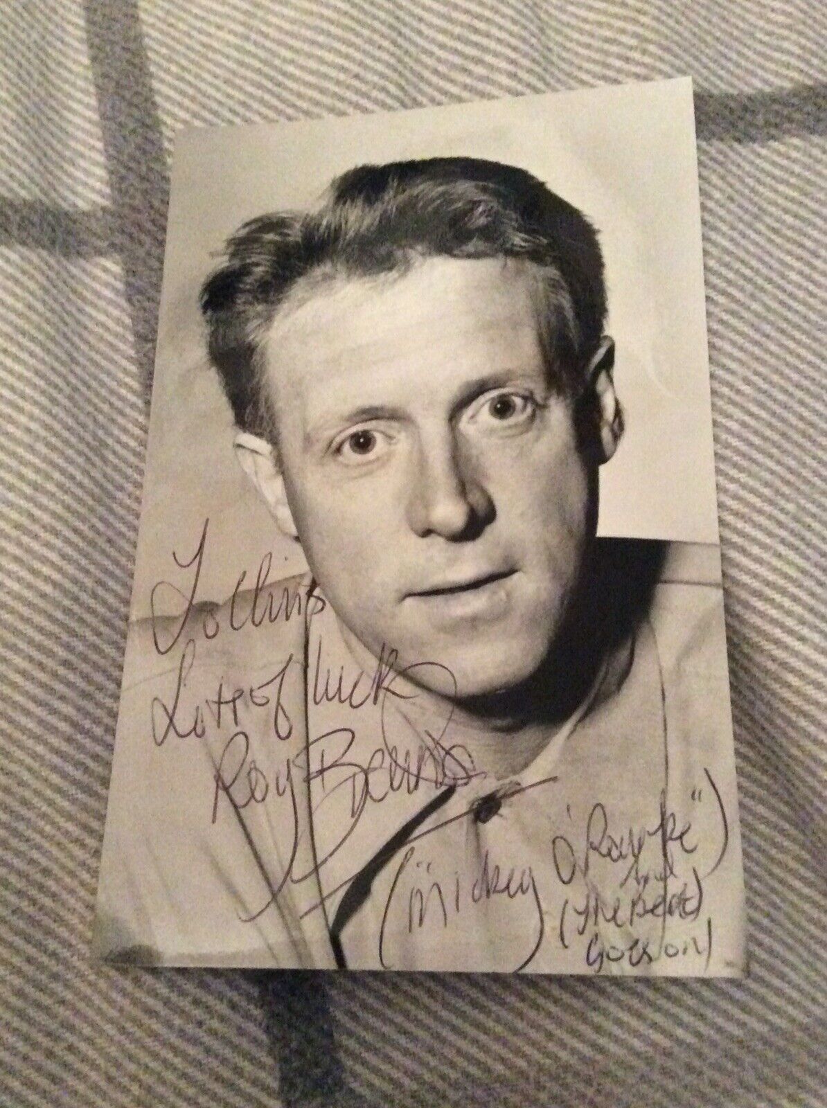 ROY BRANDON (BROOKSIDE) SIGNED Photo Poster painting