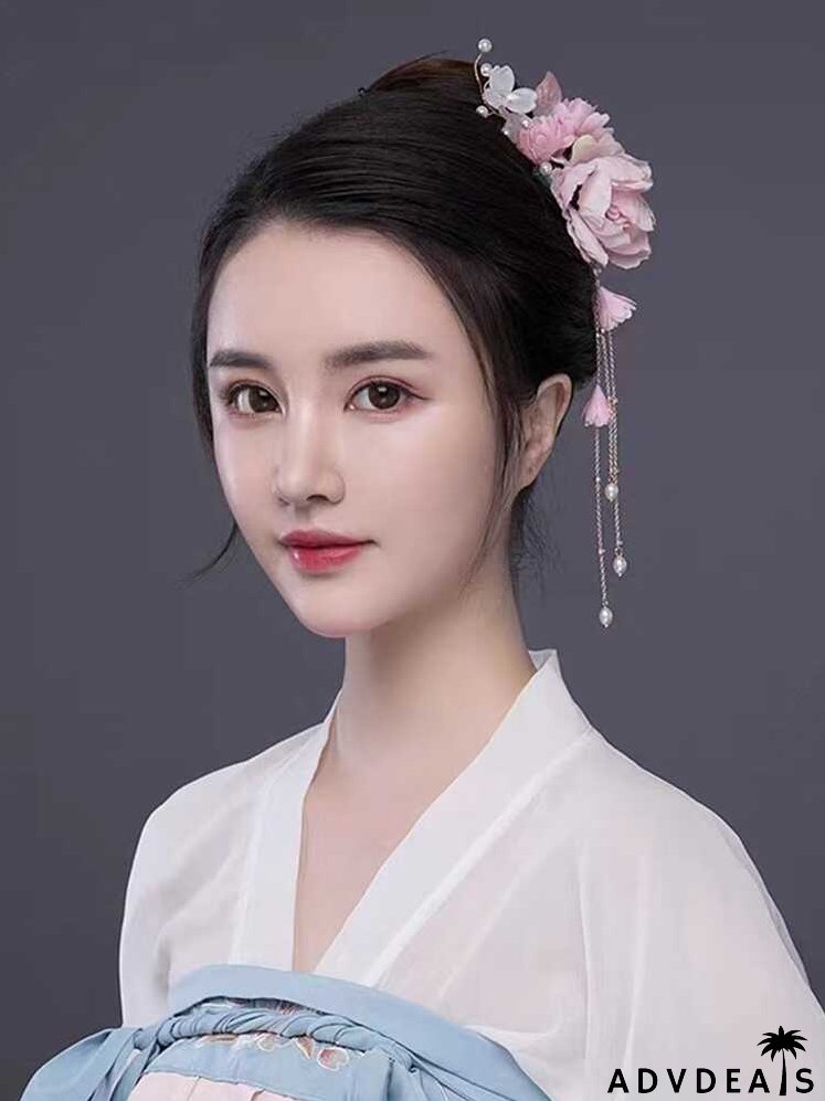 Flower Decor Hair Clip