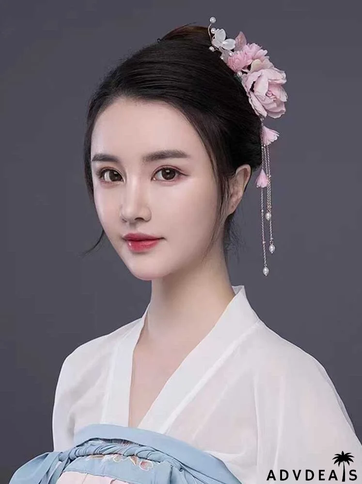 Flower Decor Hair Clip