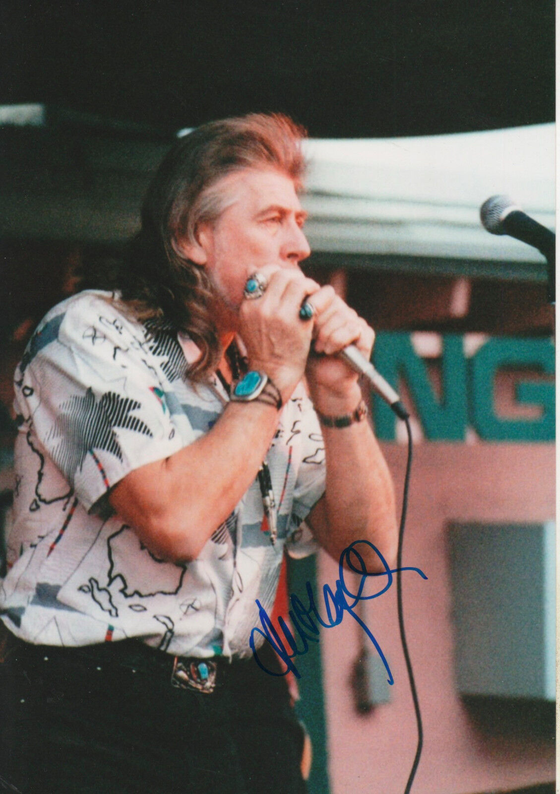 John Mayall signed 8x12 inch Photo Poster painting autograph