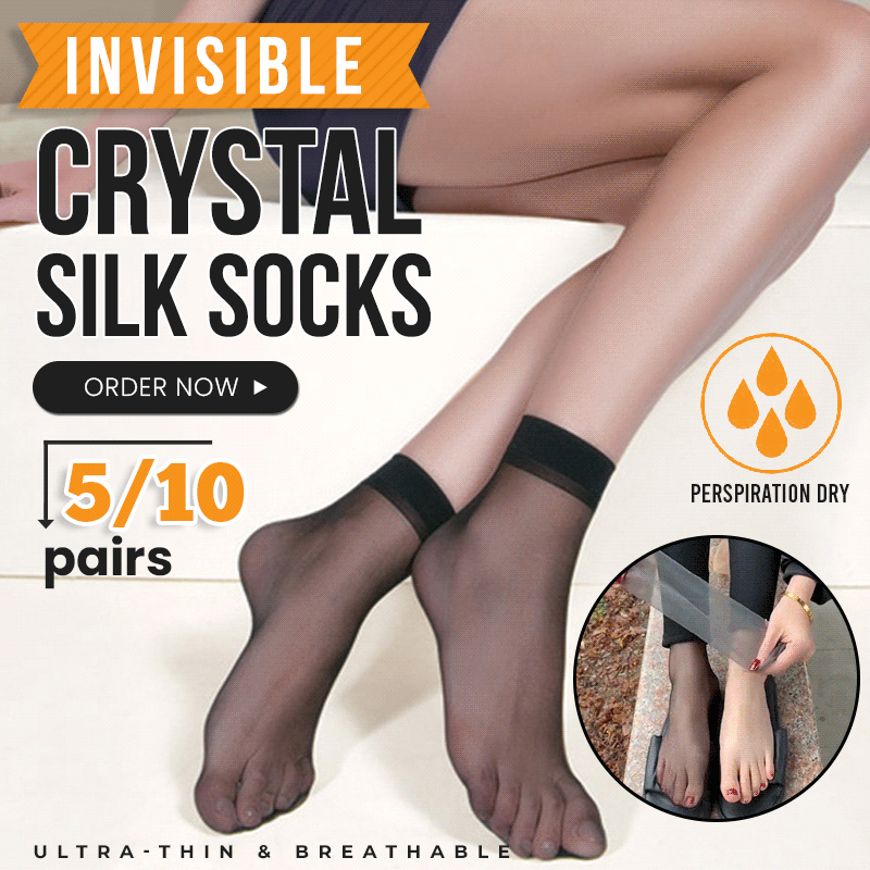 💥 $2.6 ​​a pair 💥Mother's Day Presale Invisible Crystal Silk Socks（40% OFF）