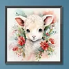 >SALE<5D DIY Full Round Drill Diamond Painting Christmas Sheep Home Decor 30x30cm