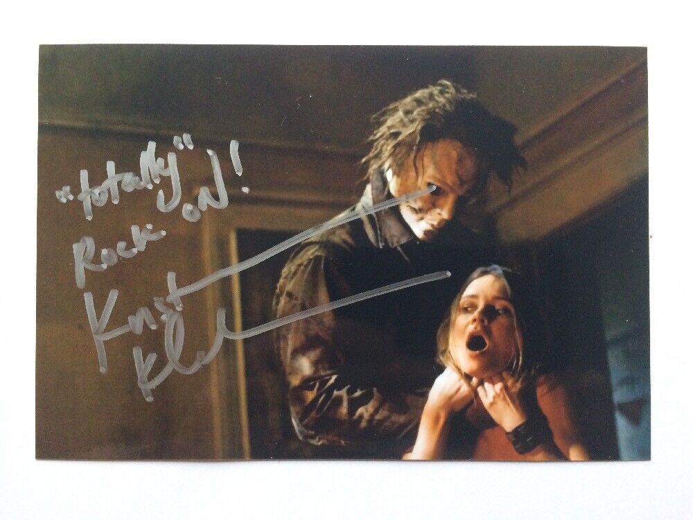 Kristina Klebe Autograph Photo Poster painting Authentic Halloween Will Pass BAS PSA JSA