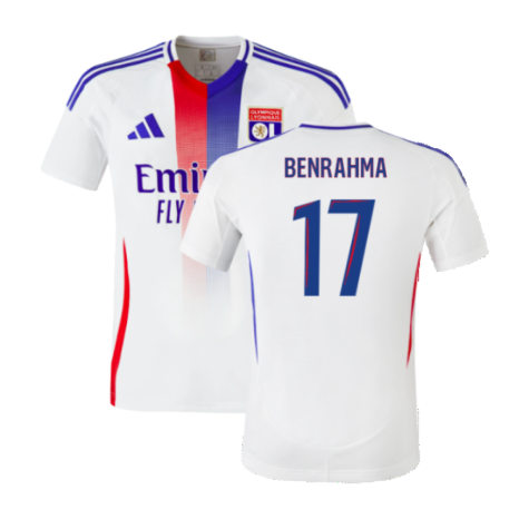 Olympique Lyonnais Said Benrahma 17 Home Trikot 2024-2025