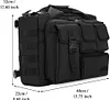 BAIGIO 15.6 inch Laptop Messenger Bag - Men's Tactical Shoulder Bag Military Large Computer Briefcase Holdall Handbag for Business College Men (Black)