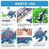 (US Only)Acrylic 2D Flat Sea Turtle DIY Diamond Painting Desktop Ornaments Kit for Decor