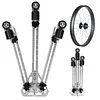 [US Local Warehouse] Universal Bicycle Wheel Truing Weaving Stand Adjustable Bicycle Wheel Lacing Tool Rim-Safe & Foldable Spoke Holder for Efficient Repair and Spoke Braiding