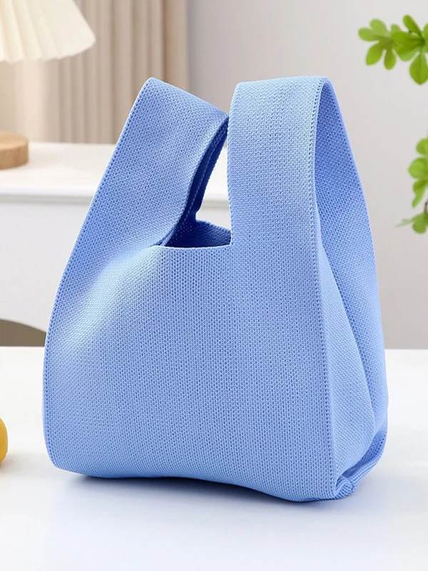 Solid Color Geometric Handbags