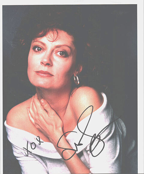 SUSAN SARANDON Signed Photo Poster paintinggraph - Film Actress - preprint