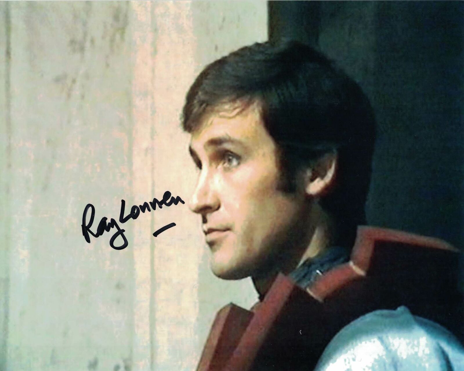 RAY LONNEN - Gardiner - Frontier in Space - Doctor Who hand signed 10 x 8 Photo Poster painting