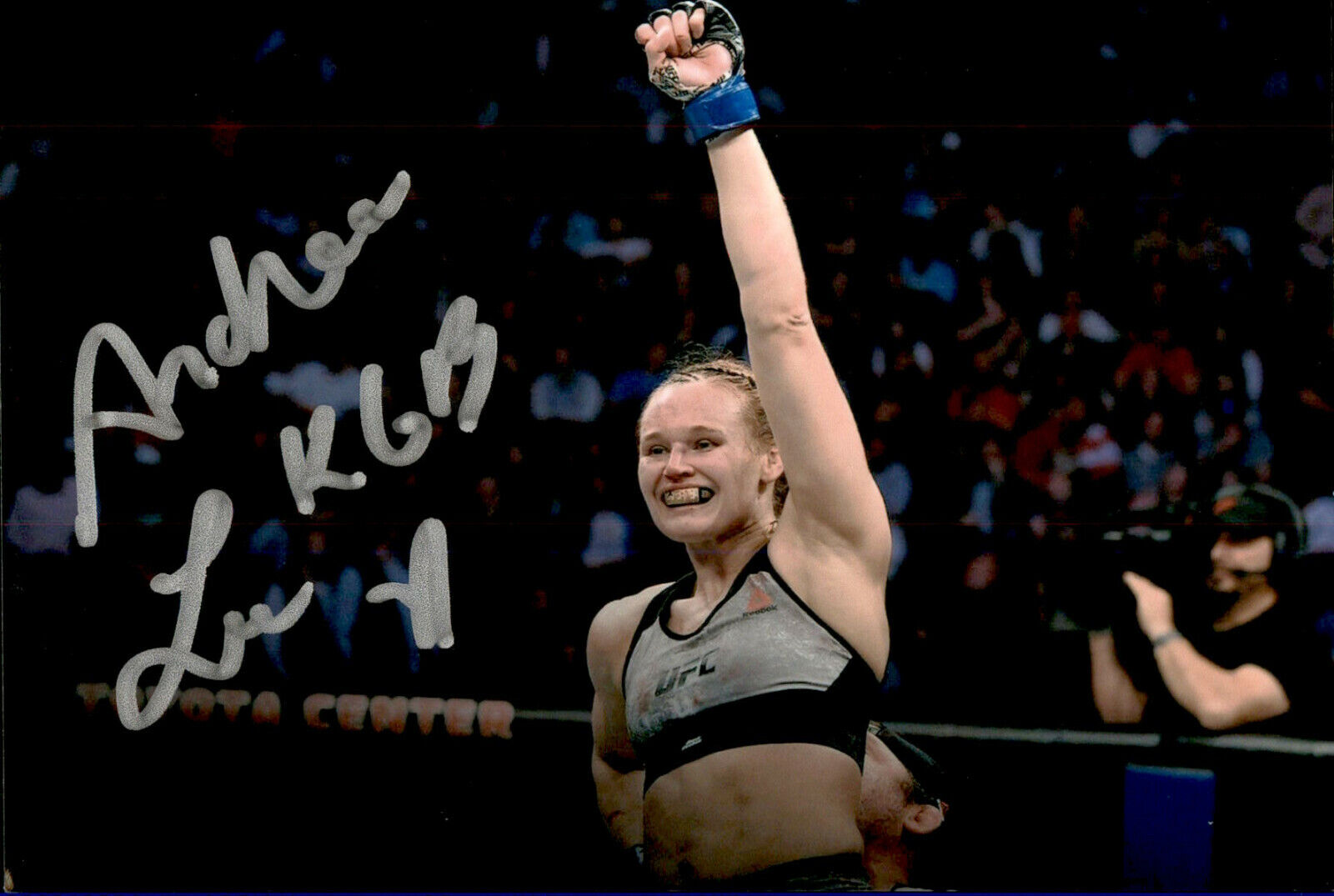 Andrea KGB Lee SIGNED autographed 4x6 Photo Poster painting UFC ULTIMATE FIGHTING CHAMPIONSHIP 3